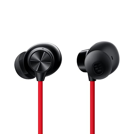 OnePlus Bullets Wireless Z2 ANC Bluetooth Earphones with Mic, Bombastic Bass, 10 Mins Charge - 20 Hrs Music, 30 Hrs Battery Life