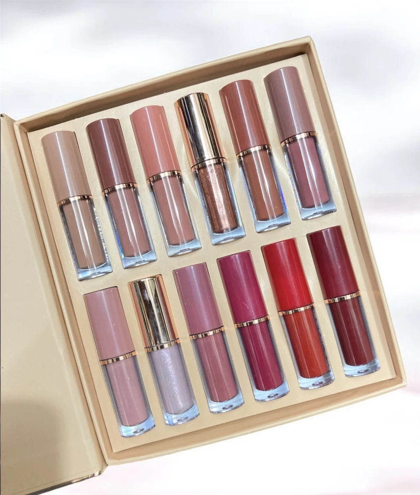 HANDIYAN Liquid Matte Lipstick 12 pcs set Waterproof Long lasting  (multicolour, 30 ml)