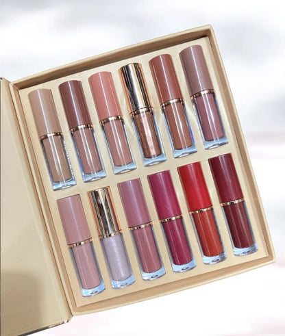 HANDIYAN Liquid Matte Lipstick 12 pcs set Waterproof Long lasting  (multicolour, 30 ml)