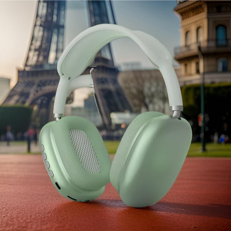 Wireless P9 Plus Headphones/24 Hrs Playtime/Speed Charge, Fast Pair/Soft Ear Cushions/Over-Ear Lightweight Headset