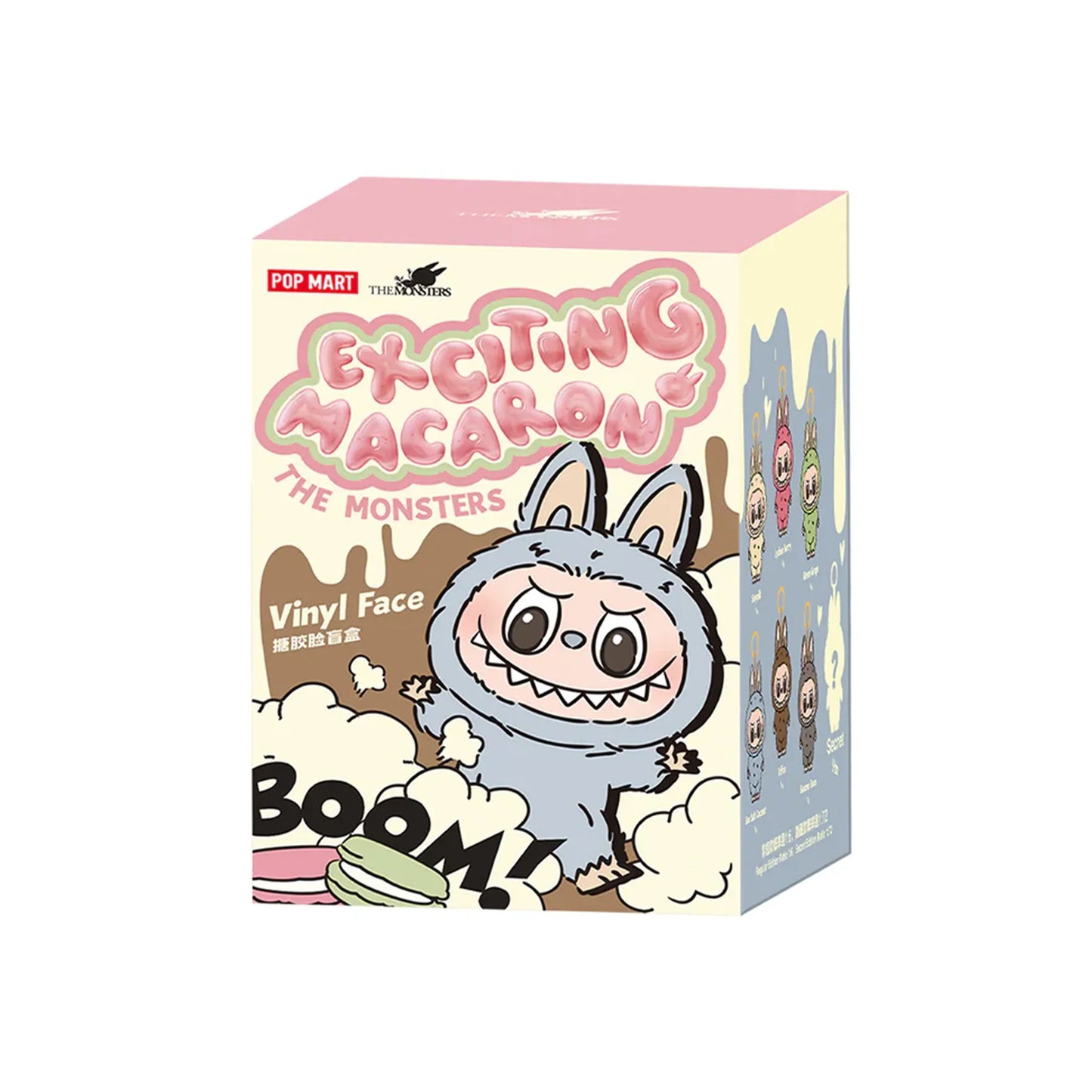 Pop Mart Labubu The Monsters Tasty Macarons Vinyl Face Sealed Case